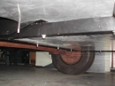 old torsion axle with drum brake